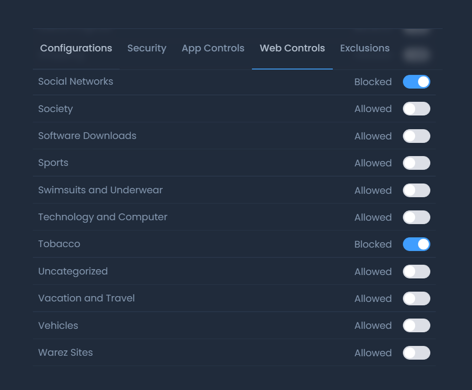 Block Harmful Content