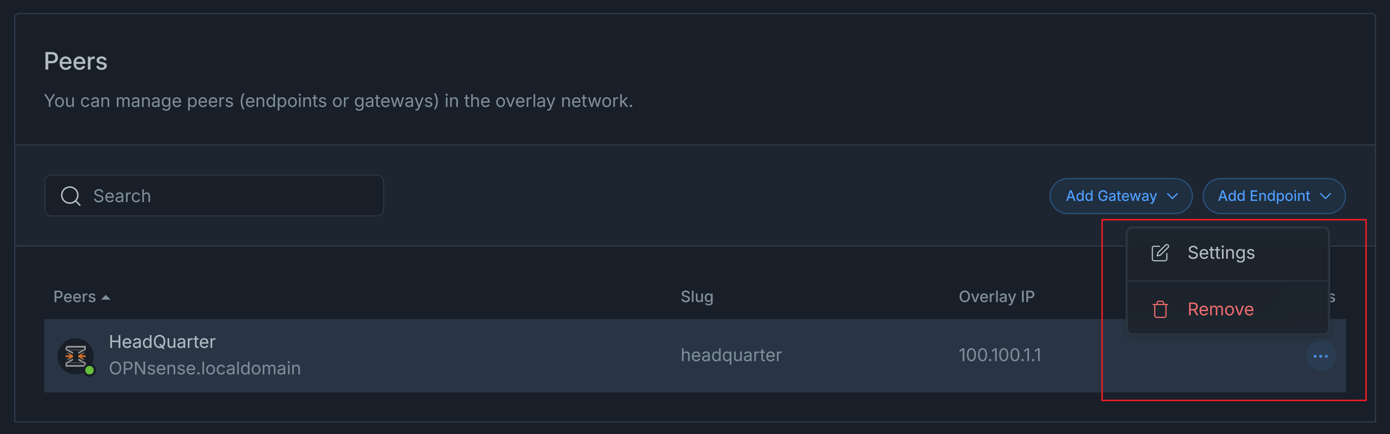 access-peer-settings