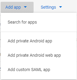 Adding Custom SAML App