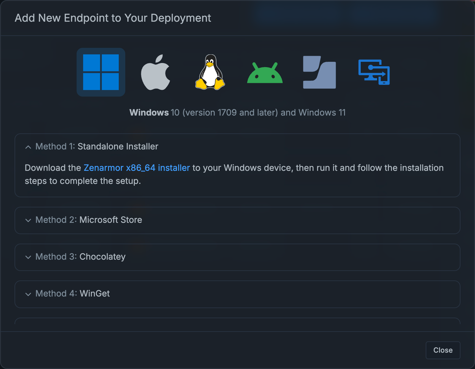 Adding an Endpoint to Your Deployment Page