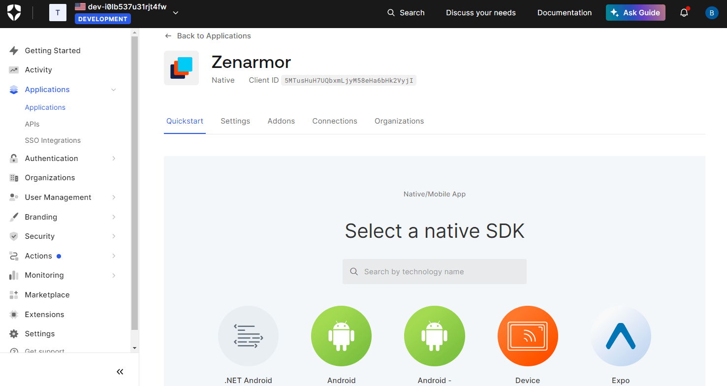 App Dashboard