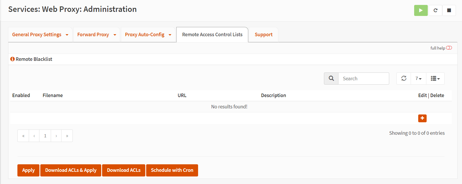 Adding Remote blacklist for Proxy Service on OPNsense