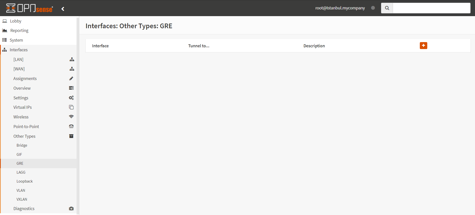 Adding GRE Interface on OPNsense