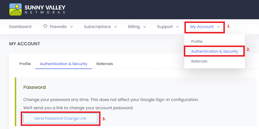 Setting/Resetting Cloud Central Management Portal Password