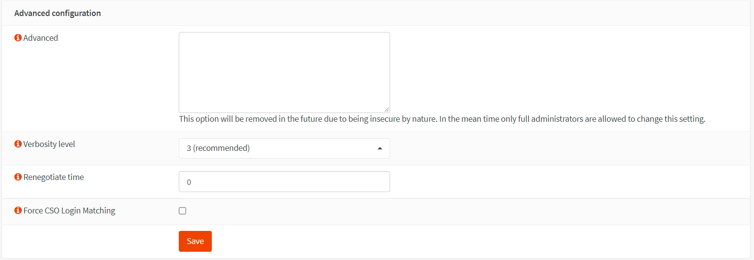 Advanced configuration for a OpenVPN server with 2FA in OPNsense