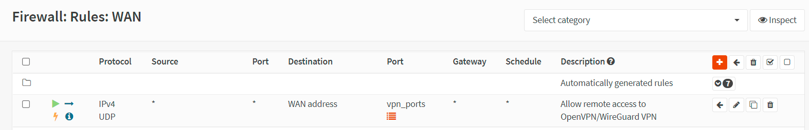 OpenVPN servers access rule in OPNsense