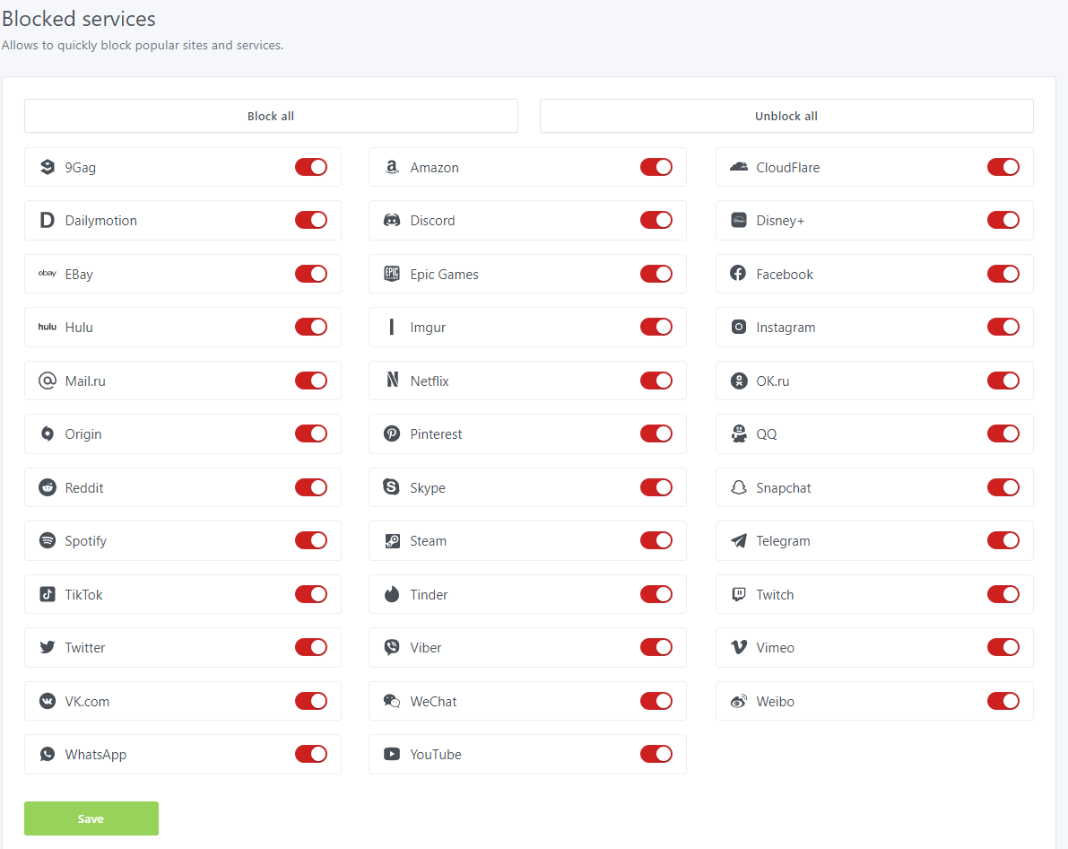 adguard home block list