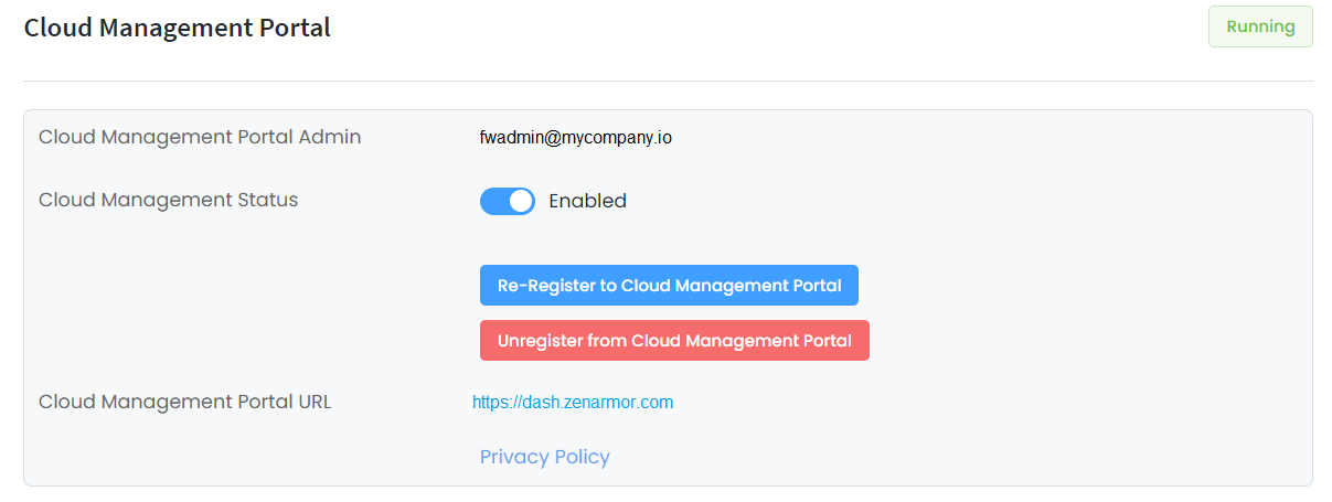 Unregistering from Zenconsole cloud portal