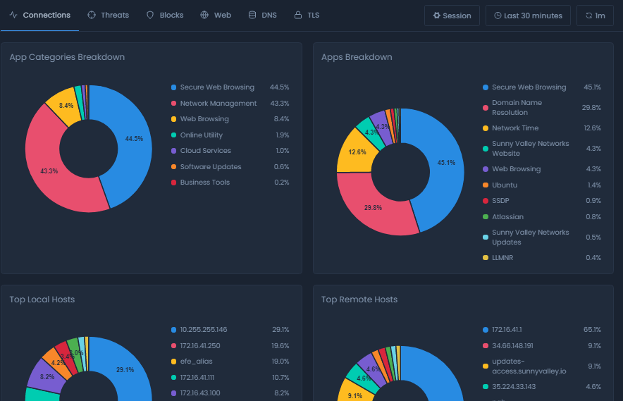 Connections Report View On Cloud Portal