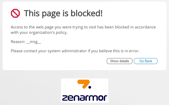 Zenarmor - Adding Logo  to Landing Page Template