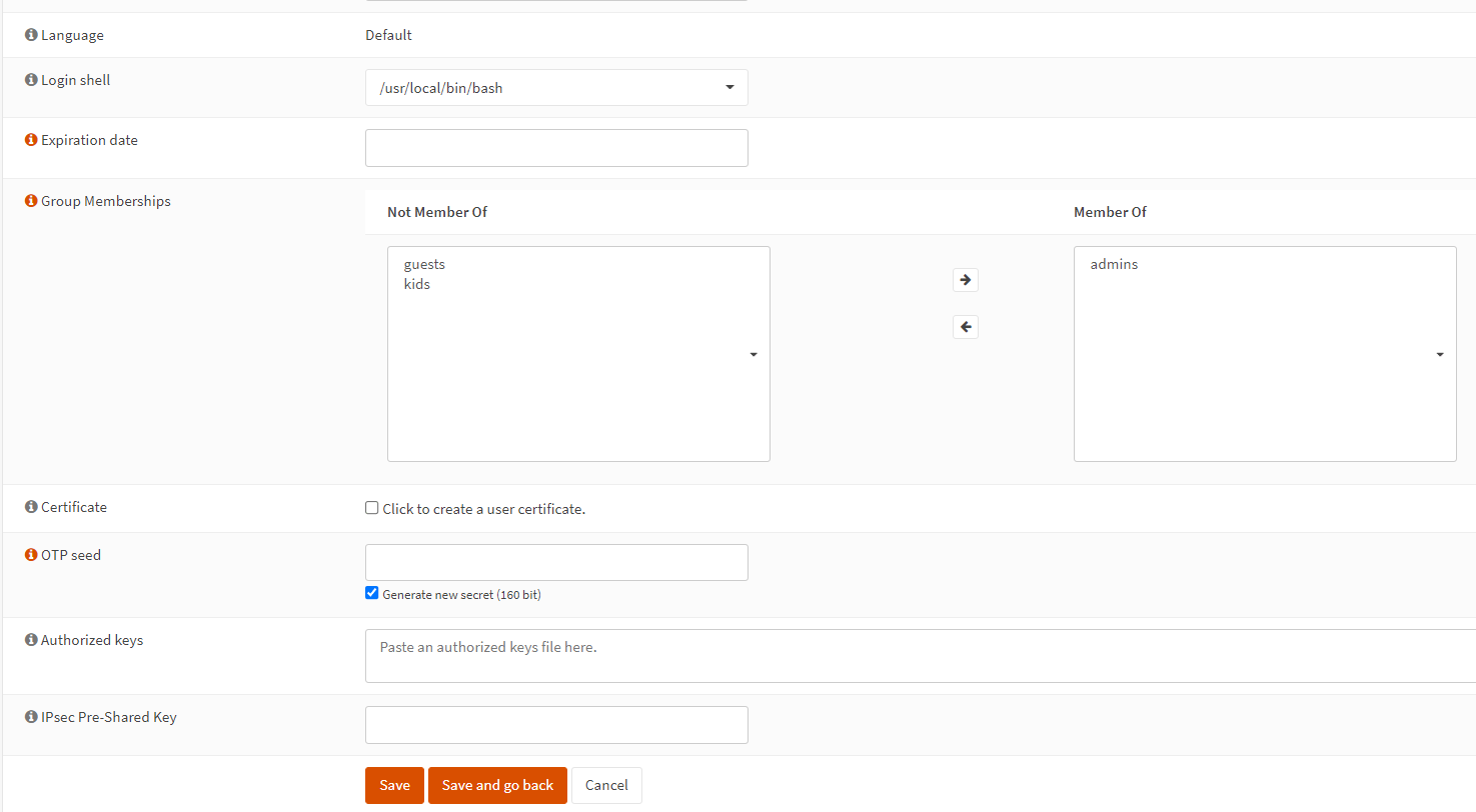 Creating admin user account in OPNsense-1