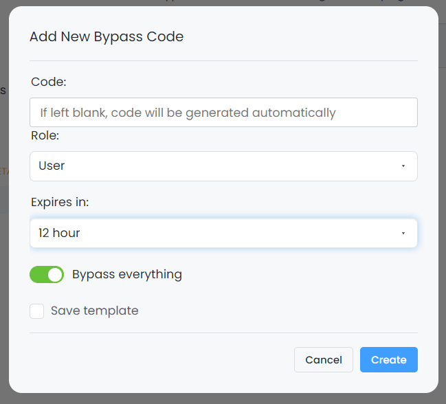 Adding Bypass Code