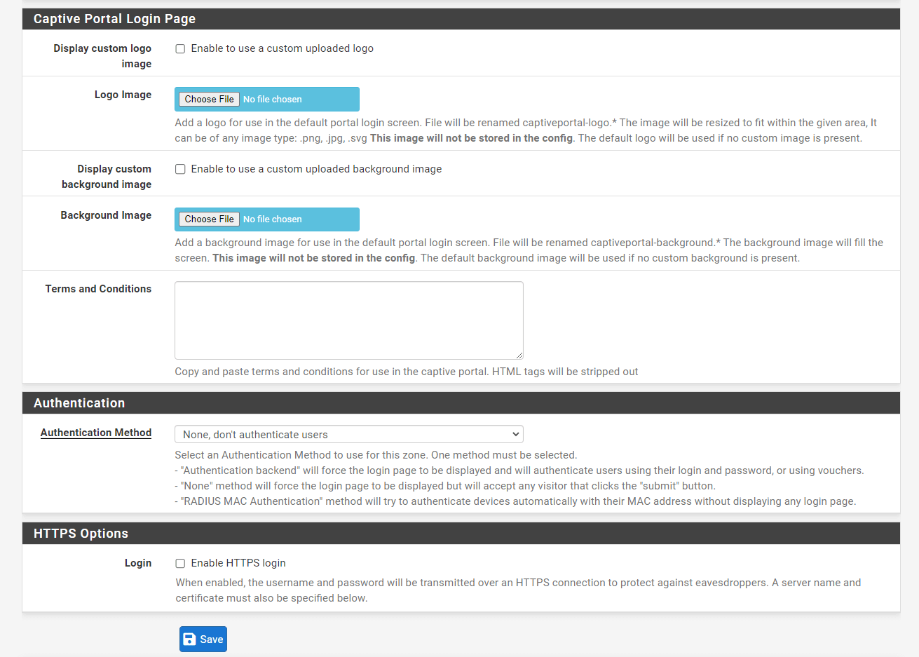 Captive Portal Zone Configuration on pfSense-2