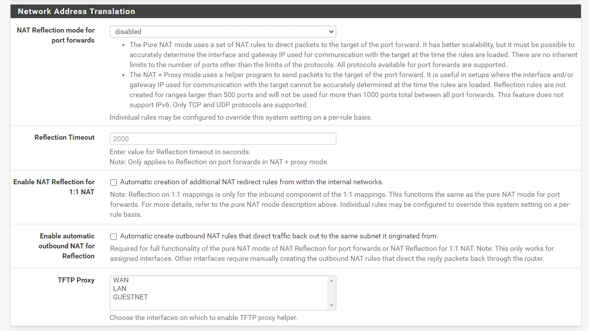 Configuring NAT Reflection