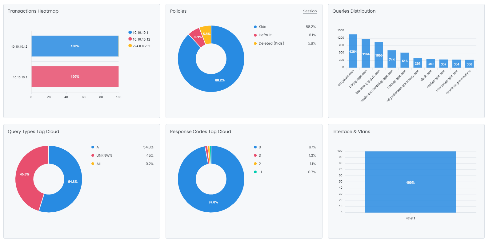 DNS Report View