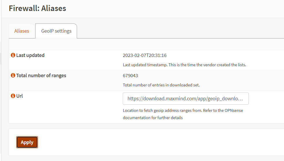 Downloading MaxMind GeoIP database
