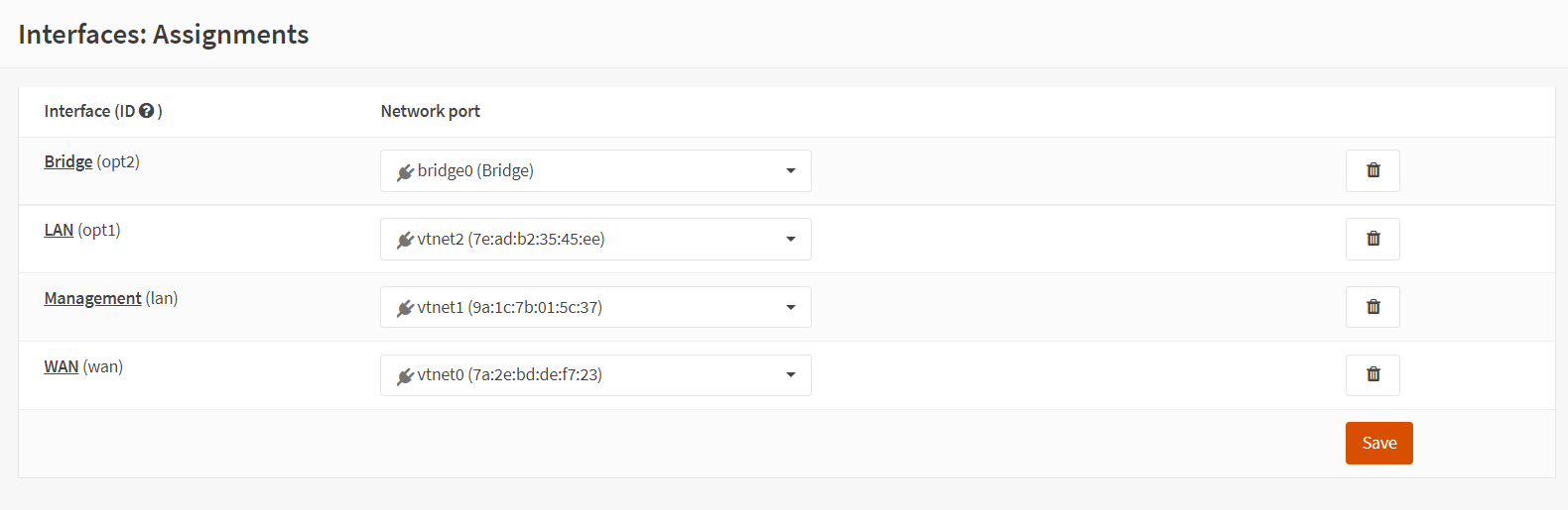 Editing bridge interface