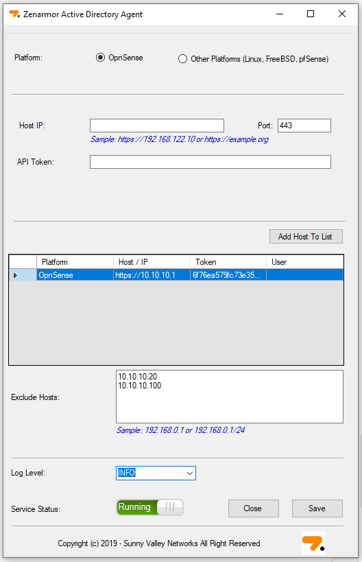 Enabling Zenarmor AD Agent Configuration