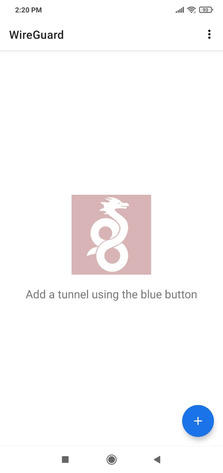Adding WireGuard tunnel for Android client