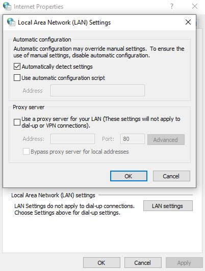 LAN Settings LAN Settings