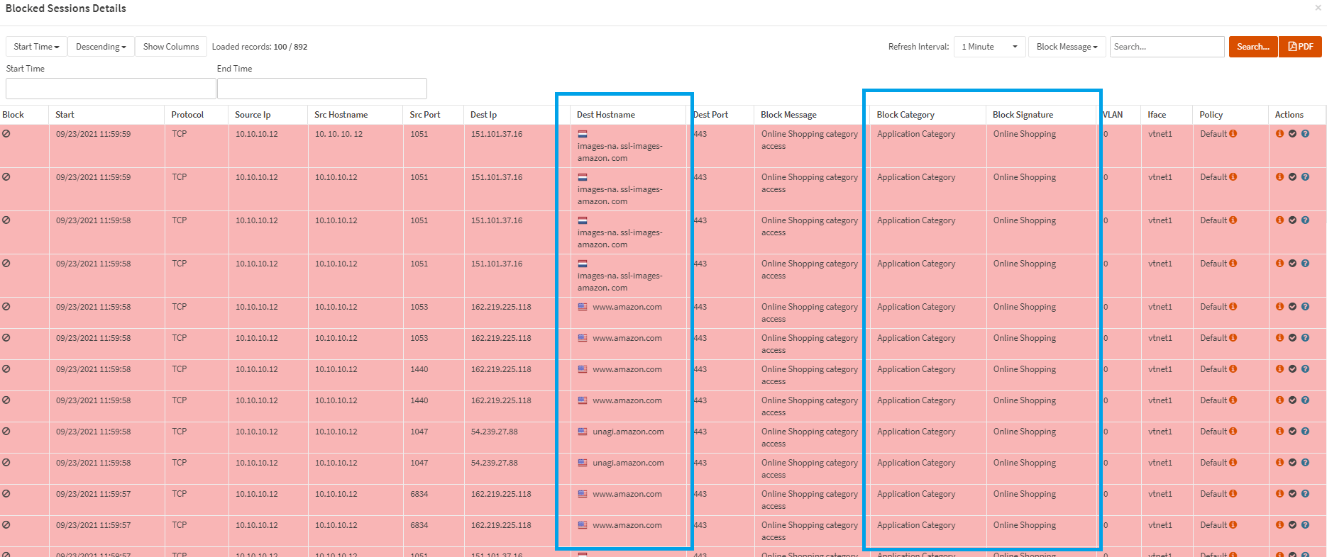 Online shopping category is not allowed by Zenarmor Online shopping category is not allowed by Zenarmor