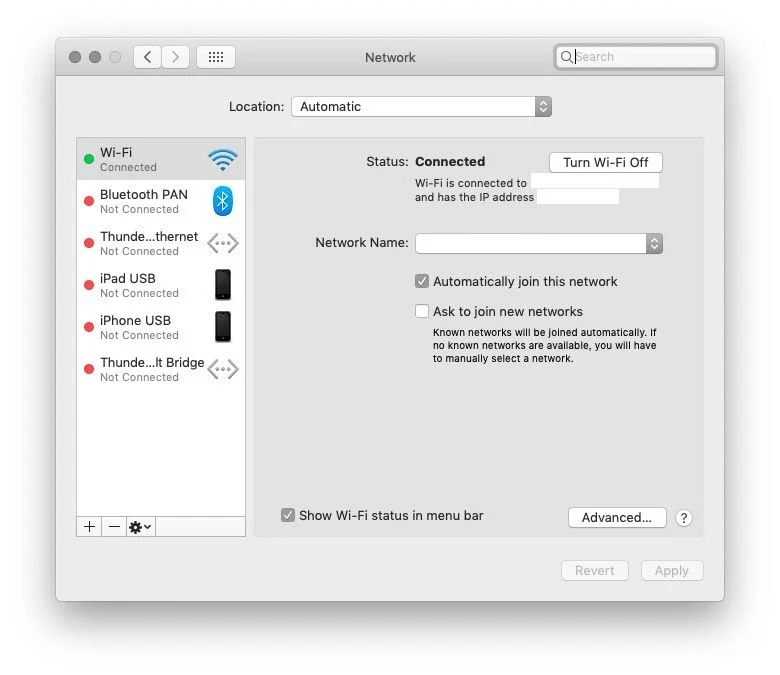 To learn your IP address on MAC