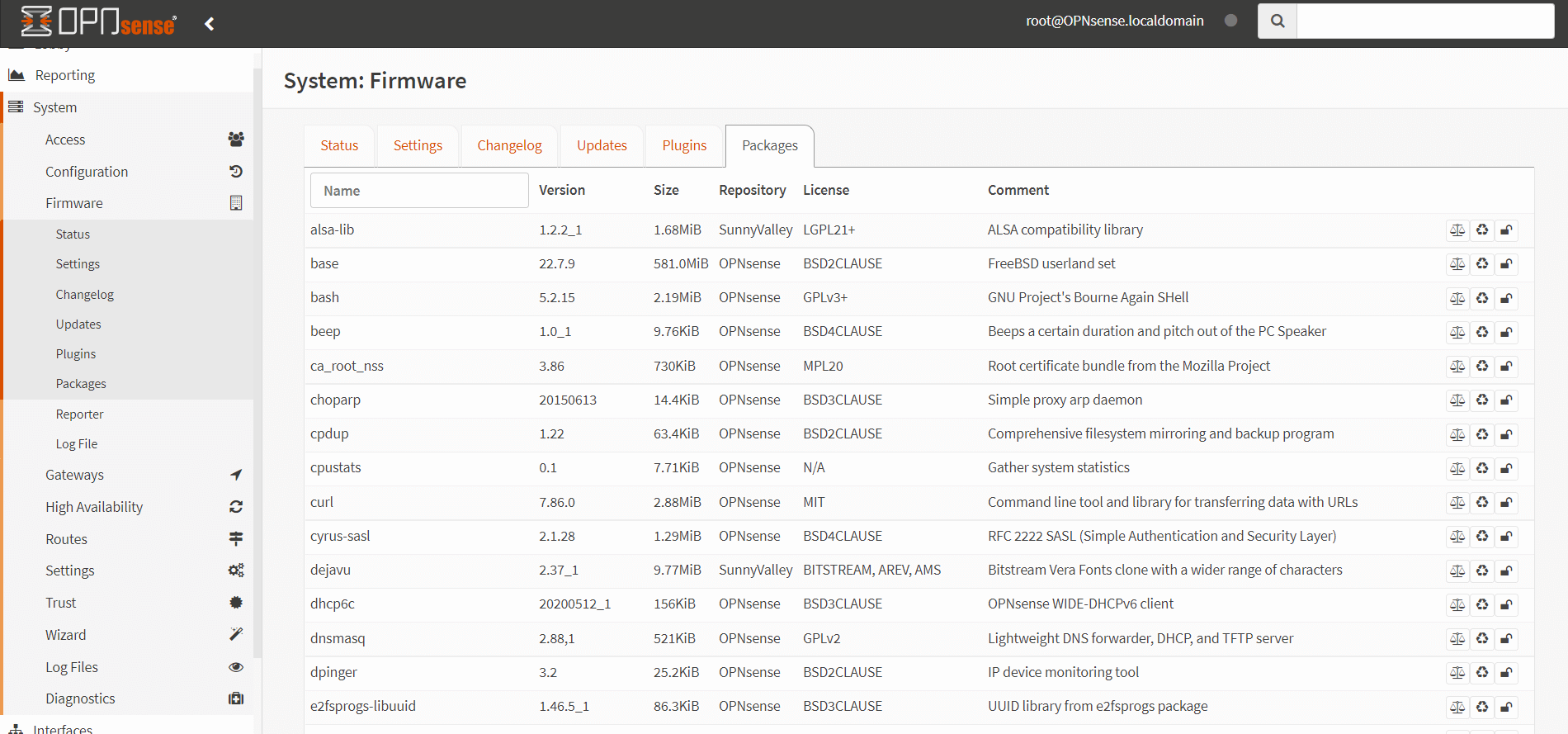 Installing  broken packages on OPNsense