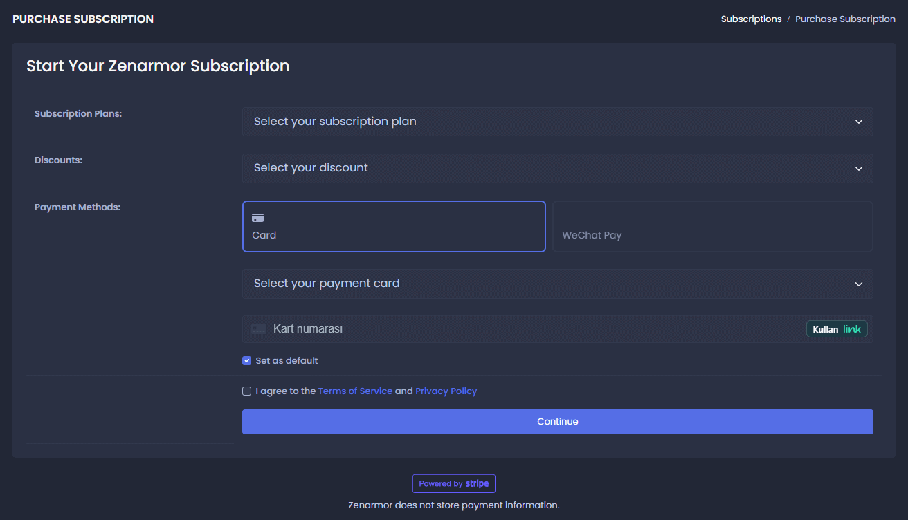 Zenconsole Cloud Central Management - Purchase Subscription