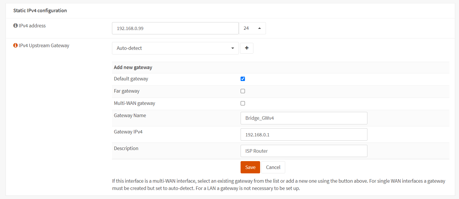 Setting IPv4 Configuration
