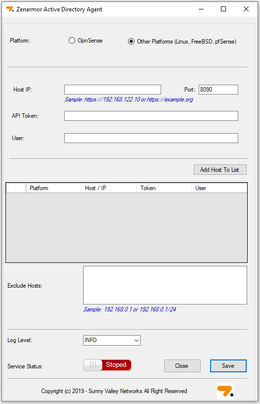 Zenarmor AD Agent Configuration
