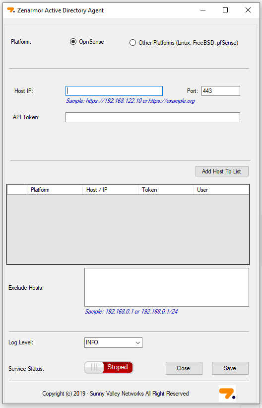 Zenarmor AD Agent Configuration