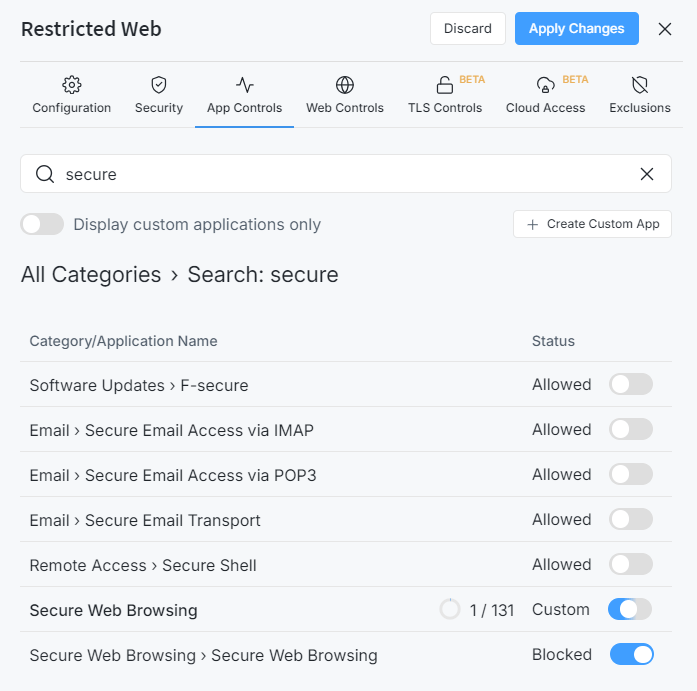 Blocking HTTPS Connections