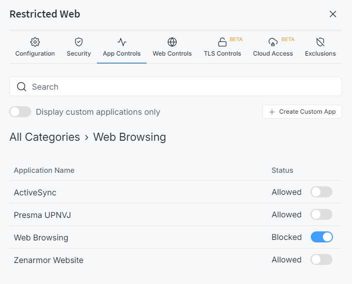 Blocking HTTP Connections