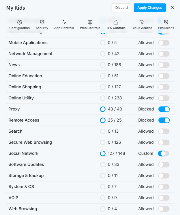 Blocked Apps Overview