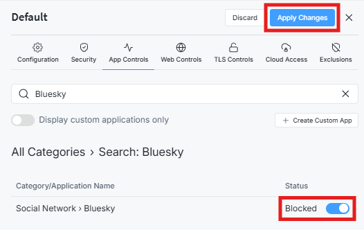 Blocking Bluesky
