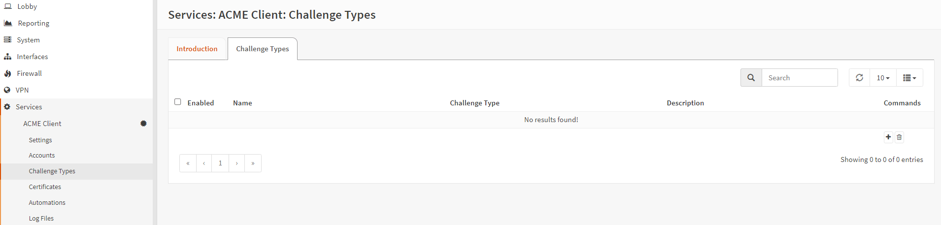 Challenge Types
