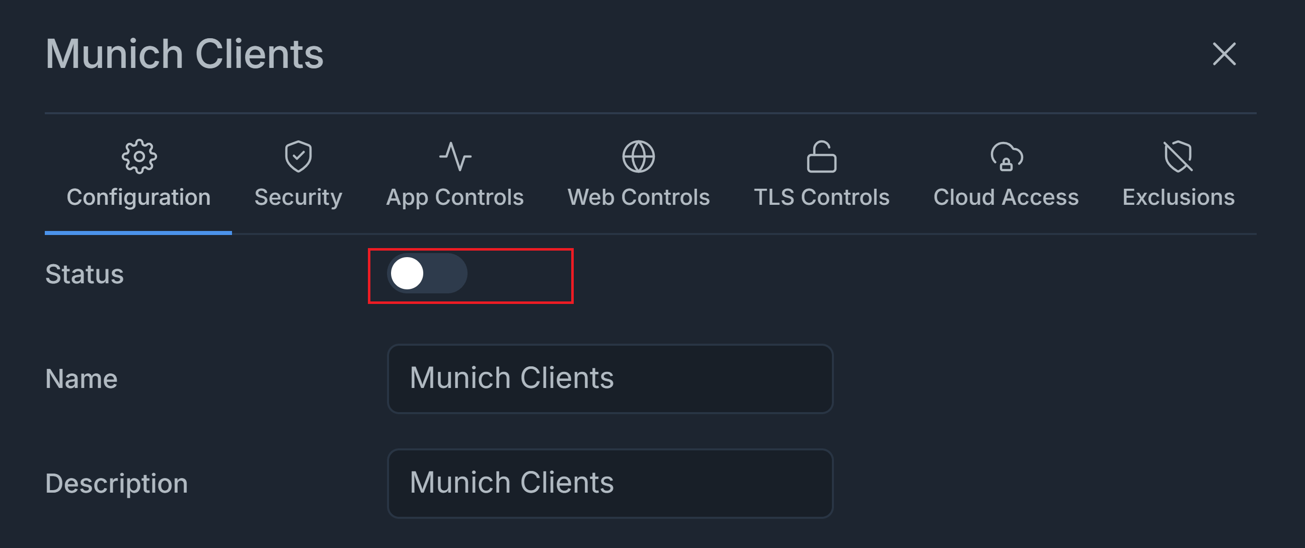 Changing Organization Policy Name