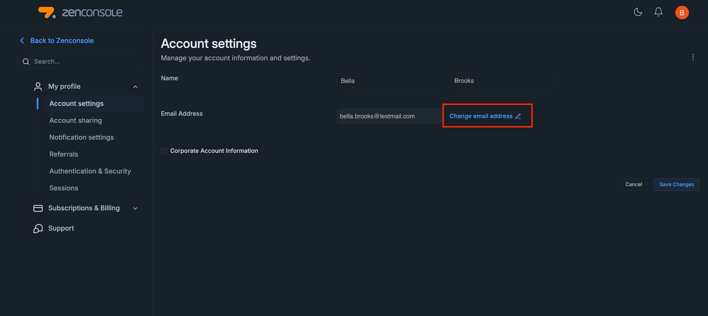 Account Management on Zenconsole - zenarmor.com