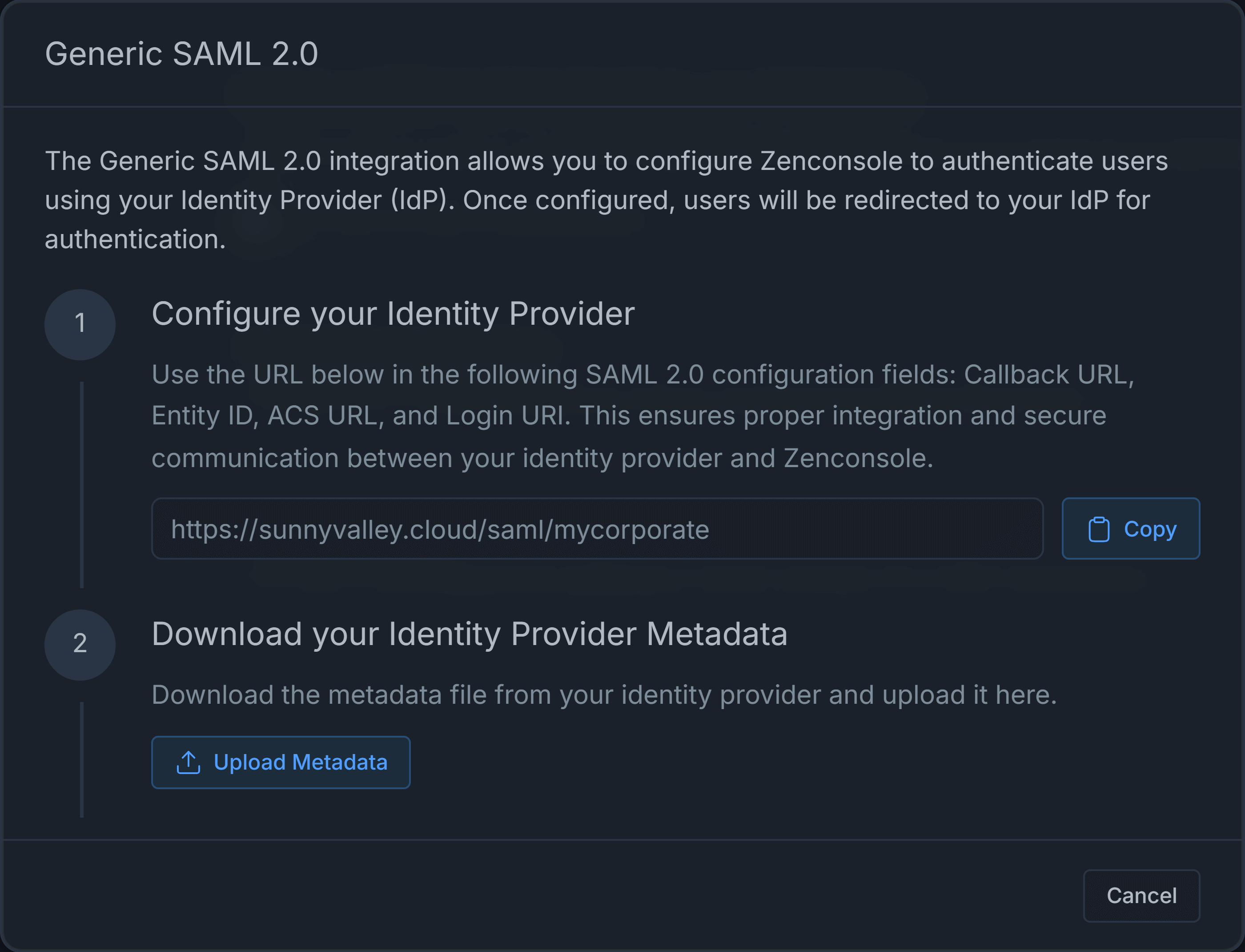 Configure SAML
