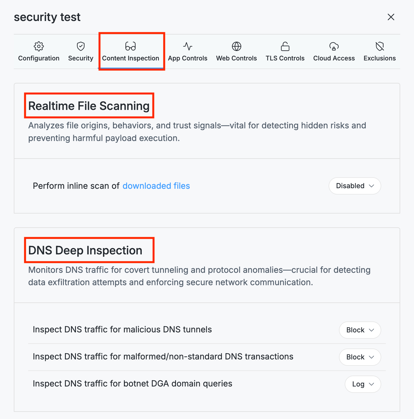 Zenarmor Content Inspection
