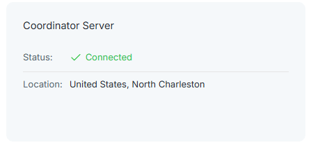 Viewing Coordinator Server
