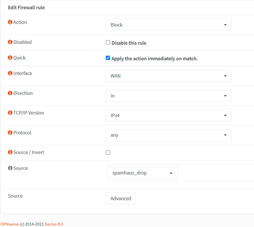 Creating firewall rule for blocking Spamhaus Drop list-1