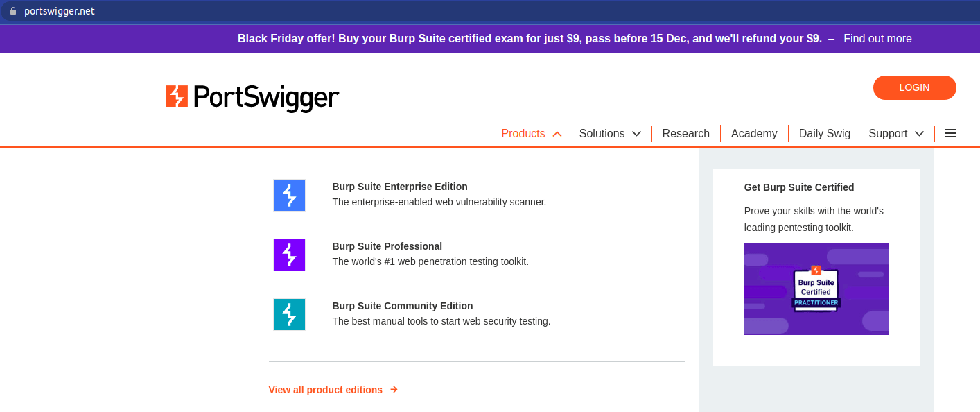 Burp Suite herunterladen