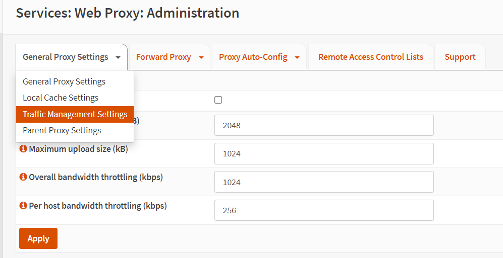 Herunterladen von Fehlerseiten im OPNsense Web Proxy