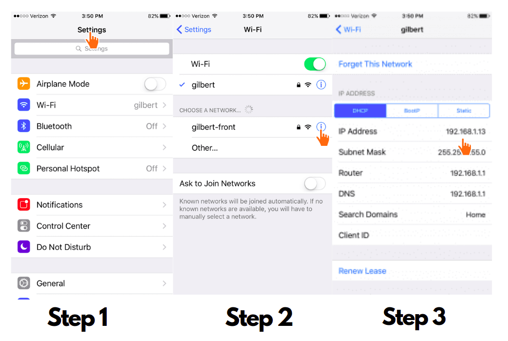 Erfahren Sie Ihre IP-Adresse auf dem iPhone
