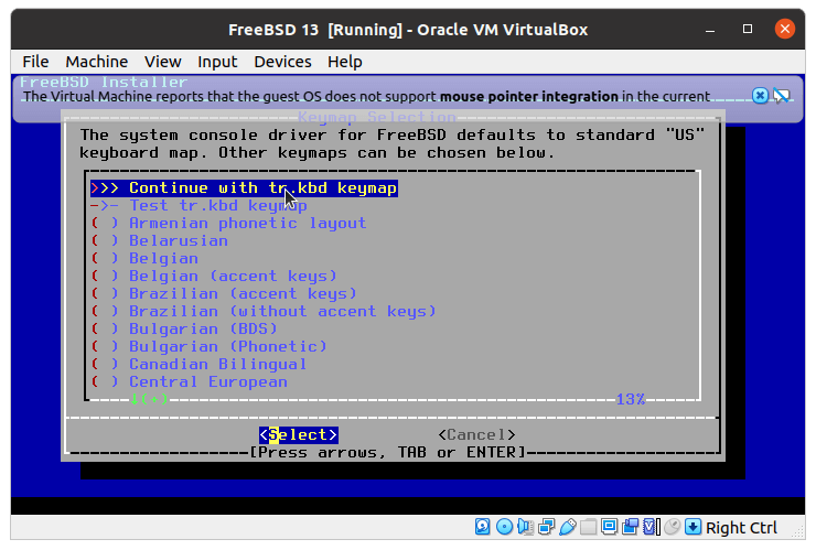 Tastaturauswahl auf FreeBSD