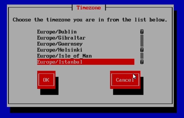 Zeitzone für IPFire einstellen