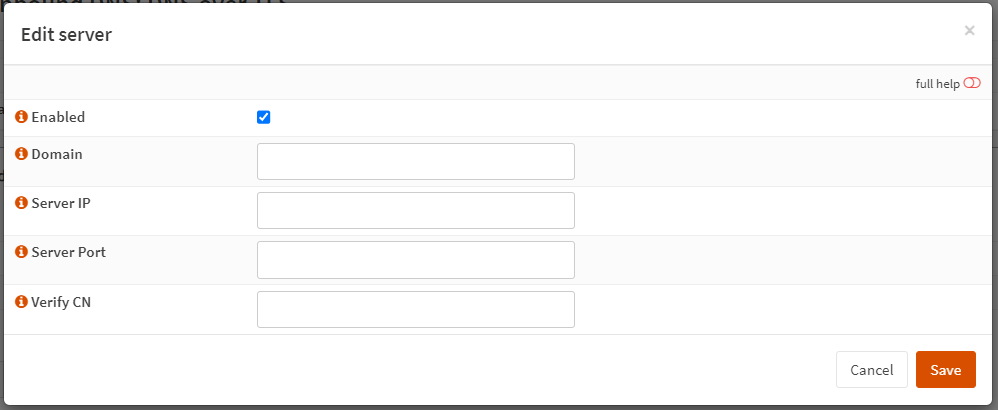 Hinzufügen eines DNS über TLS-Servers