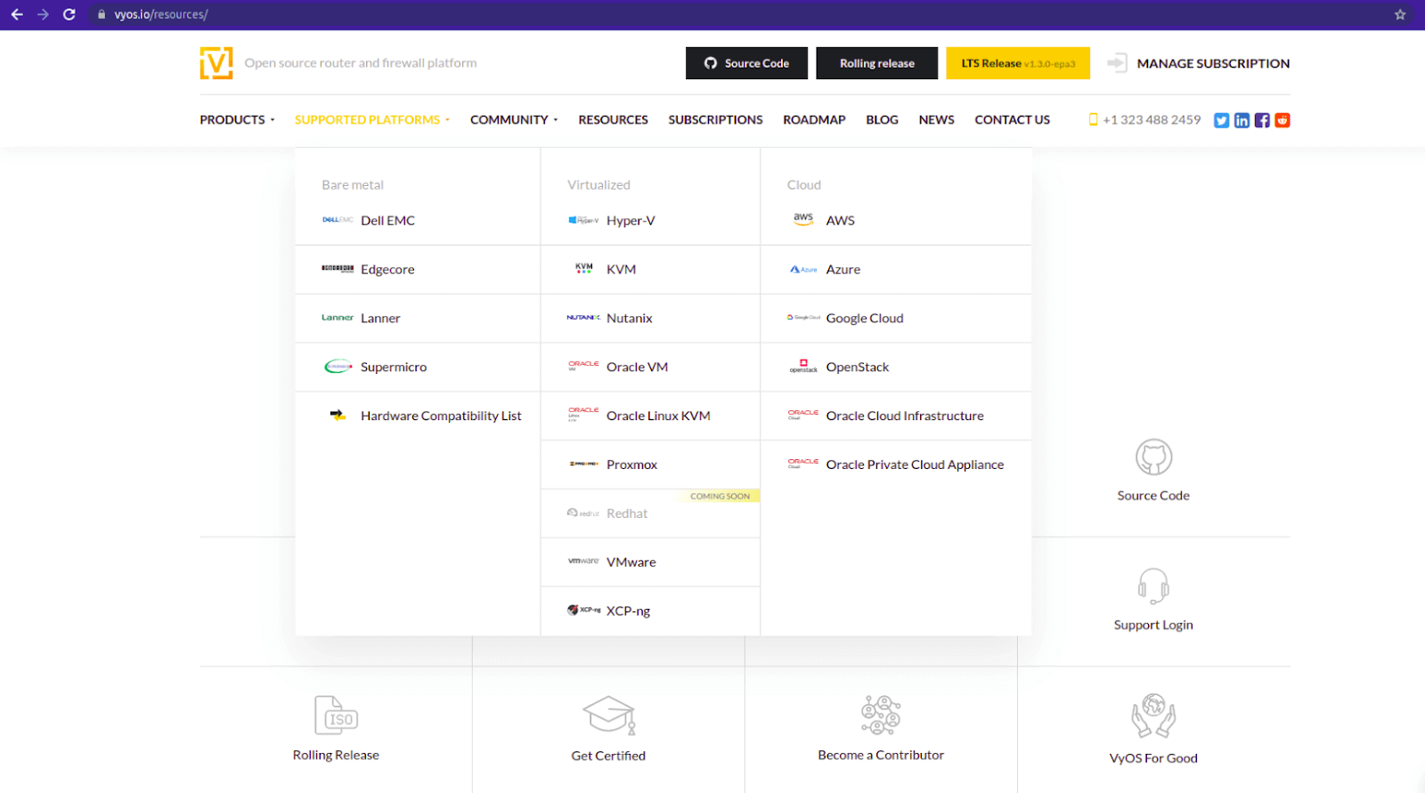 VyOS Dashboard