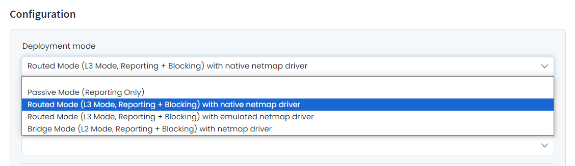 Deployment Modes on OPNsense